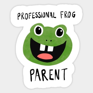 Professional frog parent Sticker